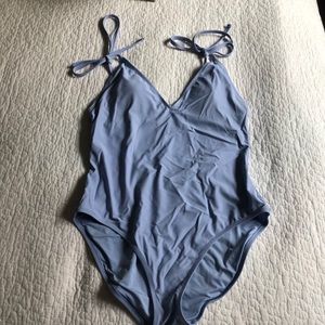 Aerie blue one piece swimsuit